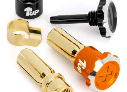 1up Racing Lockdown Adjustable Bullet Plugs (Multiple Colors Available!)
