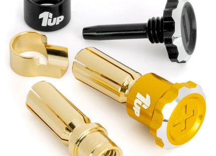 1up Racing Lockdown Adjustable Bullet Plugs (Multiple Colors Available!)