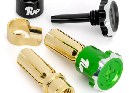 1up Racing Lockdown Adjustable Bullet Plugs (Multiple Colors Available!)