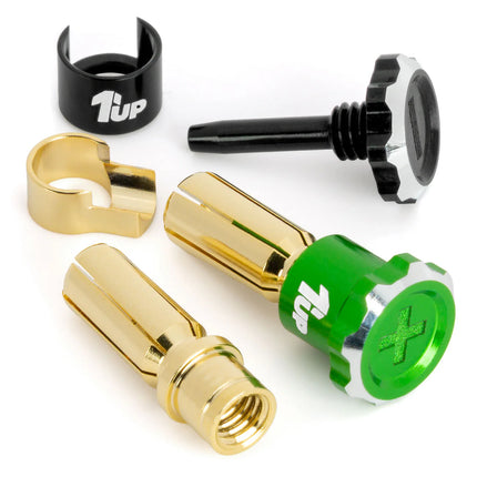 1up Racing Lockdown Adjustable Bullet Plugs (Multiple Colors Available!)