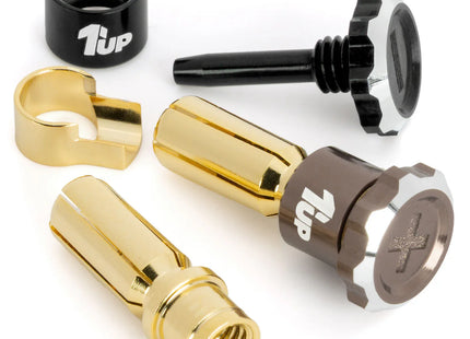 1up Racing Lockdown Adjustable Bullet Plugs (Multiple Colors Available!)