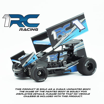 1RC Racing 1/18 Asphalt Sprint Car Conversion Kit 1RC1024