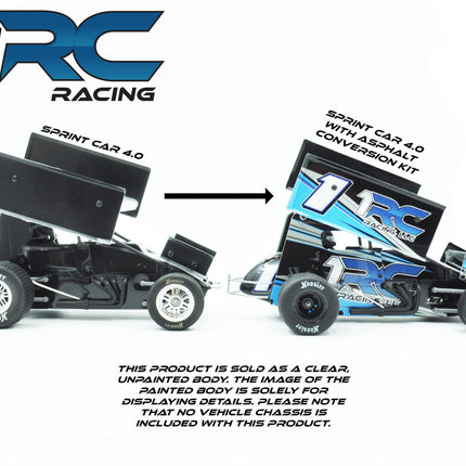 1RC Racing 1/18 Asphalt Sprint Car Conversion Kit 1RC1024