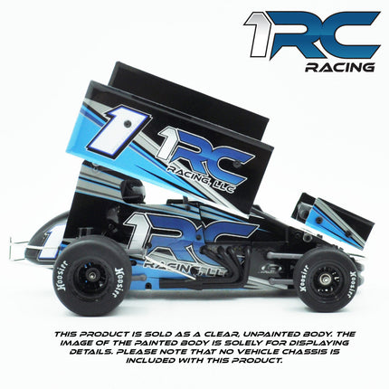 1RC Racing 1/18 Asphalt Sprint Car Conversion Kit 1RC1024