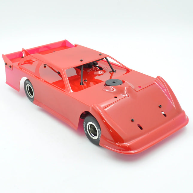 1RC Racing Late Model 2.0 1/18 Brushless RTR 2WD Oval Racer (White, Red, Black, OR Clear) w/2.4GHz Radio, Battery & Charger