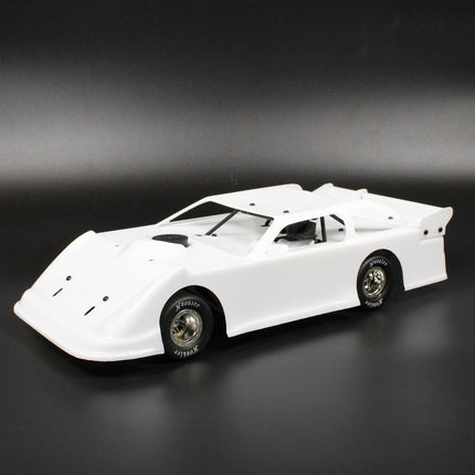 1RC Racing Late Model 2.0 1/18 Brushless RTR 2WD Oval Racer (White, Red, Black, OR Clear) w/2.4GHz Radio, Battery & Charger