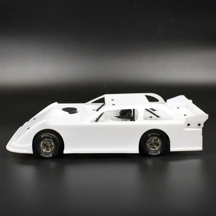 1RC Racing Late Model 2.0 1/18 Brushless RTR 2WD Oval Racer (White, Red, Black, OR Clear) w/2.4GHz Radio, Battery & Charger
