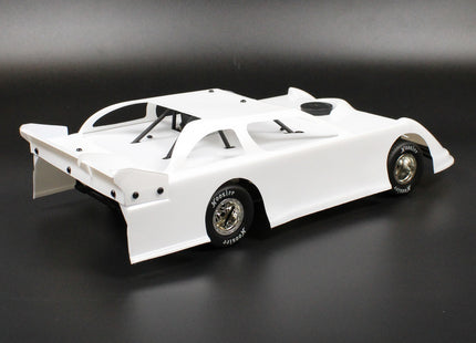 1RC Racing Late Model 2.0 1/18 Brushless RTR 2WD Oval Racer (White, Red, Black, OR Clear) w/2.4GHz Radio, Battery & Charger