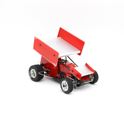 1RC Racing Sprint Car 4.0 1/18 Brushless RTR 2WD Oval Racer (Red, Black, OR Clear) w/2.4GHz Radio, Battery & Charger