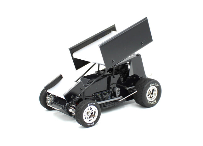 1RC Racing Sprint Car 4.0 1/18 Brushless RTR 2WD Oval Racer (Red, Black, OR Clear) w/2.4GHz Radio, Battery & Charger