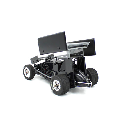 1RC Racing Sprint Car 4.0 1/18 Brushless RTR 2WD Oval Racer (Red, Black, OR Clear) w/2.4GHz Radio, Battery & Charger