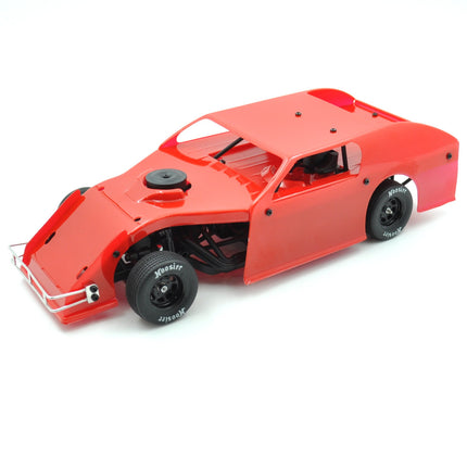 1RC Racing Modified 1/18 Brushless RTR 2WD Oval Racer (Red, Black, OR Clear) w/2.4GHz Radio, Battery & USB Charger