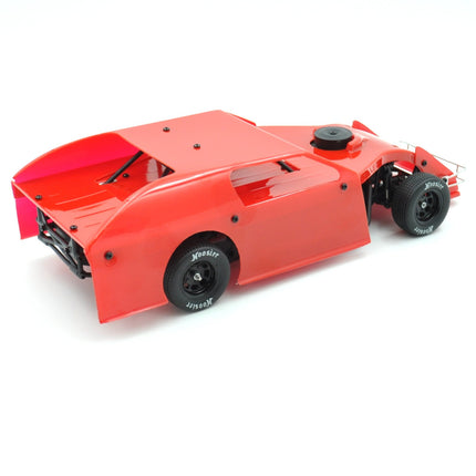 1RC Racing Modified 1/18 Brushless RTR 2WD Oval Racer (Red, Black, OR Clear) w/2.4GHz Radio, Battery & USB Charger