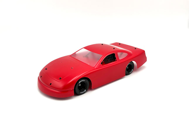 1RC Racing Asphalt Late Model 1/18 Brushless RTR 2WD Oval Racer (Red, Black, OR Clear) w/2.4GHz Radio, Battery & USB Charger