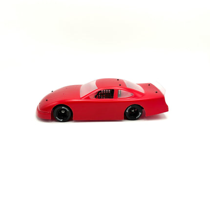 1RC Racing Asphalt Late Model 1/18 Brushless RTR 2WD Oval Racer (Red, Black, OR Clear) w/2.4GHz Radio, Battery & USB Charger