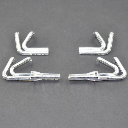 1RC Racing 1/18 Sprint Header Set (Chrome) (1RC2004)