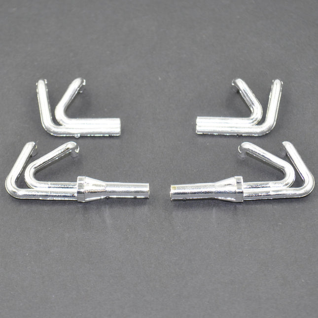 1RC Racing 1/18 Sprint Header Set (Chrome) (1RC2004)