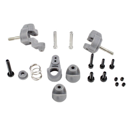 1RC Racing 1/18 Front Spindles & Servo Saver Assembly (Midget/Sprint/EDM) (1RC3047)