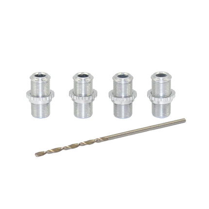 1RC Racing 1/18 Threaded Aluminum Shock Body Set (Silver) (4) (1RC5006)