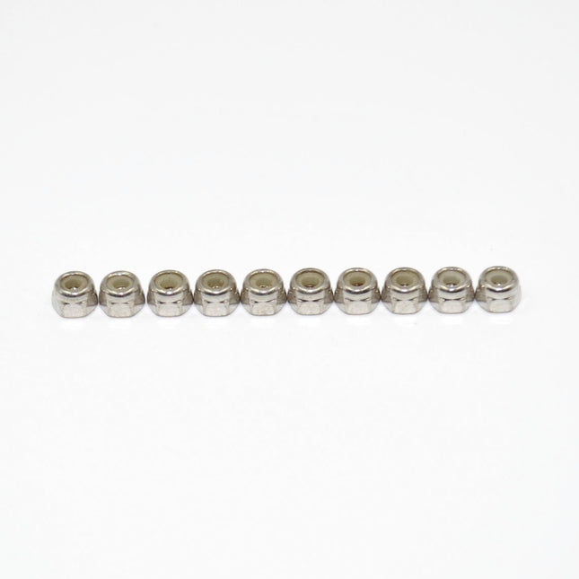 1RC Racing 2x0.4x4mm Wheel Nuts (10) (Midget/Sprint/EDM/Late Model) (1RC8003)
