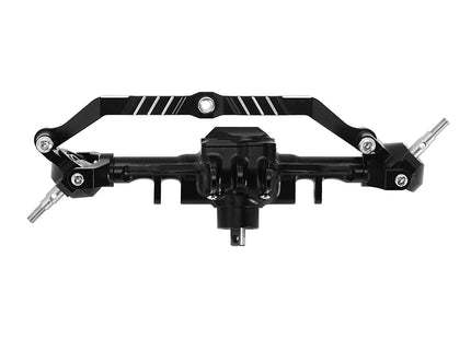 INJORA +4mm Extended Aluminum Front & Rear Complete Axles for 1/18 TRX4M / TRX4MT — 4M-61FR