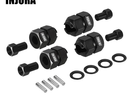 INJORA 9mm (+5mm) Extended Wheel Hexes for 1/18 TRX4M – 4M-60-9