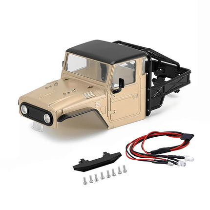 INJORA IR40 Half Truck Body for 1/18 TRX4M Defender & Bronco — Multiple Colors Available (IR40)