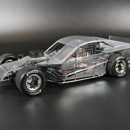 1RC Racing Asphalt Modified 2.0 1/18 Brushless RTR 2WD Oval Racer (Black or Clear)