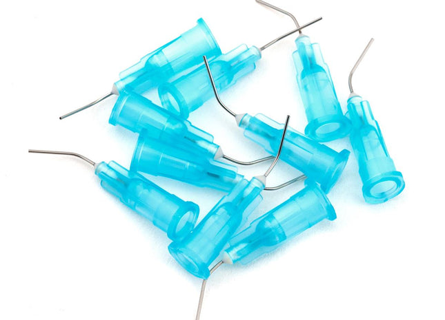 1UP Racing HD Curved Steel CA Glue Tips (Thin Glue) (10)