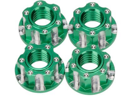 BOOF RC Aluminum M4 Flange Lock Nuts (4pc)