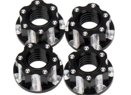 BOOF RC Aluminum M4 Flange Lock Nuts (4pc)