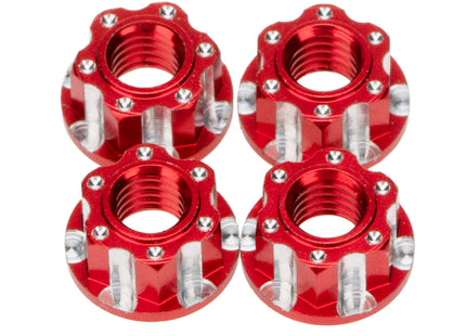 BOOF RC Aluminum M4 Flange Lock Nuts (4pc)