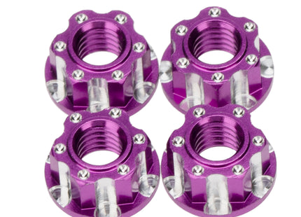 BOOF RC Aluminum M4 Flange Lock Nuts (4pc)