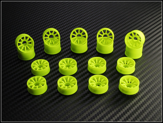 PN Racing Mini-Z 2WD Machine Cut 10-Spoke Front Wheels F1 – 210YF0-210YF3 / 210WF0-210WF3
