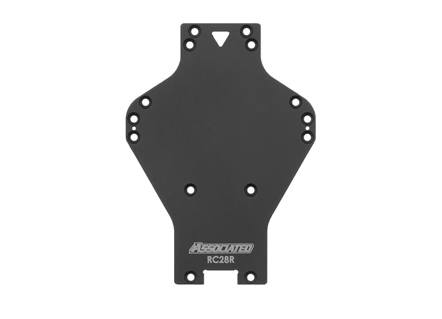 Team Associated RC28R Chassis Plate (Black) – 21626