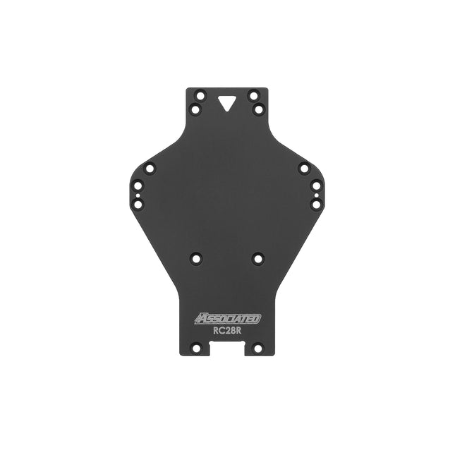 Team Associated RC28R Chassis Plate (Black) – 21626