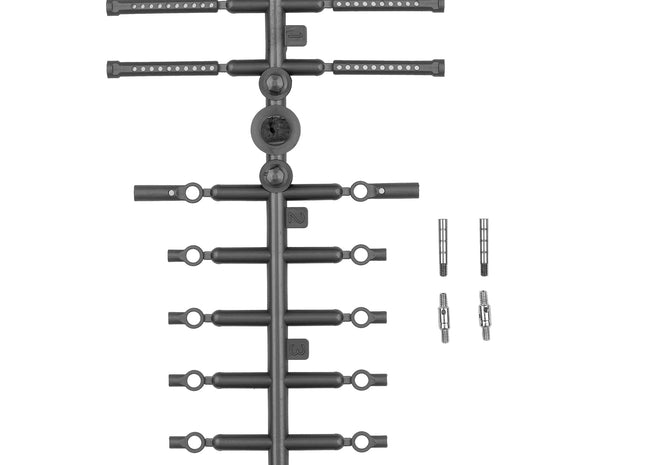 Team Associated RC28R Turnbuckles & Damper Tubes Set  Part #: 21640