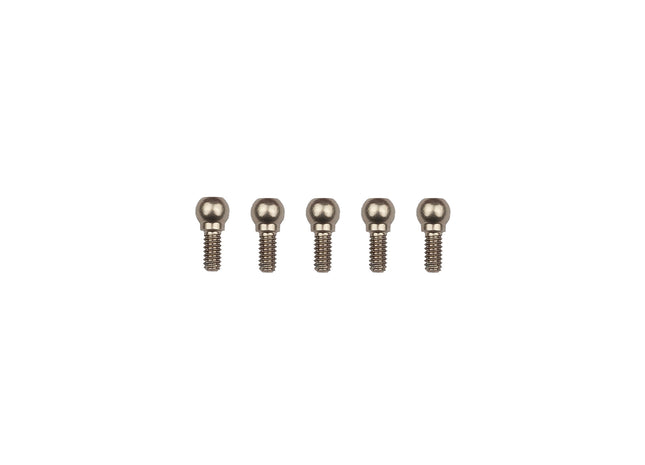 Team Associated RC28R 3.5mm Ball Studs (5) (2x4mm)  Part #: 21646