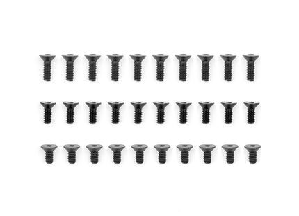 Team Associated 2mm Flat Head Hardware Set (30)  Part #: 21667