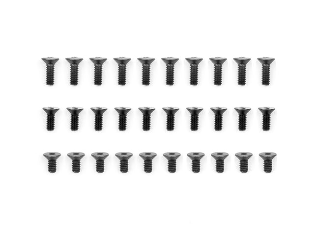 Team Associated 2mm Flat Head Hardware Set (30)  Part #: 21667