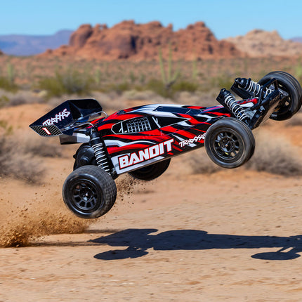 Traxxas Bandit HD 1/10 RTR 2WD Electric Buggy (Red) – XL-5 ESC, TQ 2.4GHz Radio, Battery & USB-C Charger | 24254-8