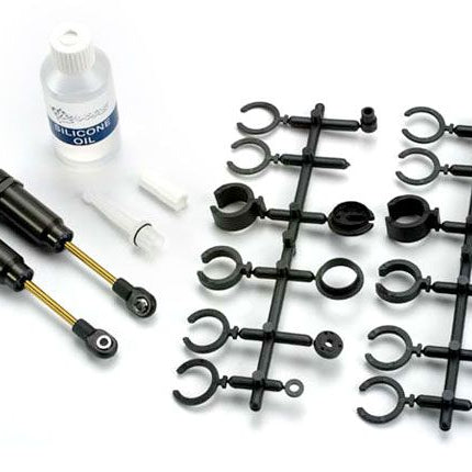 Traxxas Hard Anodized Teflon-Coated Big Bore Front Shock Set (Long) (2) – 2660