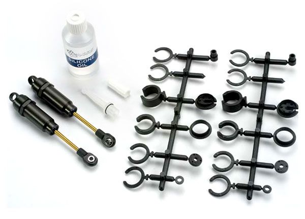 Traxxas Hard Anodized Teflon-Coated Big Bore Front Shock Set (Long) (2) – 2660