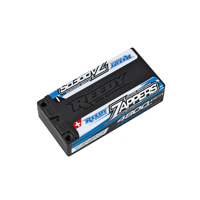 Reedy Zappers SG6 4800mAh 135C 7.6V 2S Shorty HV-LiPo w/5mm Bullets - 27604
