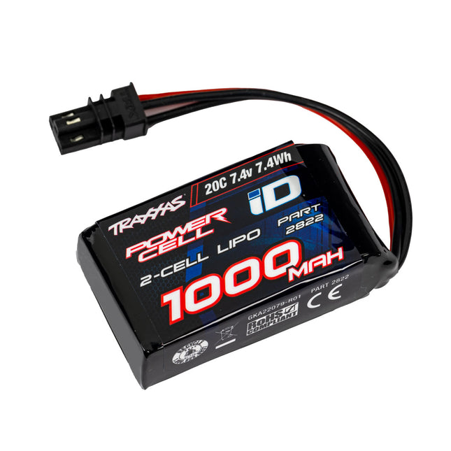 Traxxas 2S 7.4V 1600mAh LiPo Battery w/iD® Connector (2822)