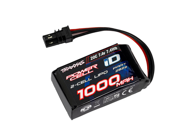 Traxxas 2S 7.4V 1600mAh LiPo Battery w/iD® Connector (2822)