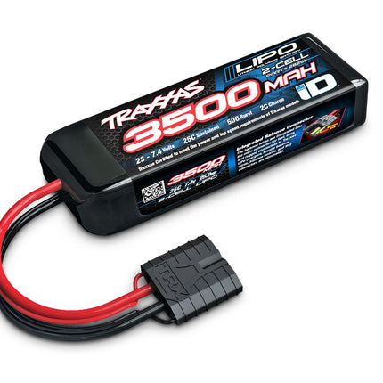 Traxxas 3500mAh 7.4V 2-Cell LiPo Battery w/ iD® Connector (Part #2825X)