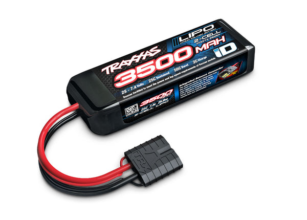 Traxxas 3500mAh 7.4V 2-Cell LiPo Battery w/ iD® Connector (Part #2825X)
