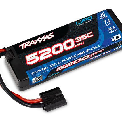 Traxxas Power Cell 2S 5200mAh 7.4V 25C LiPo Battery w/iD Connector 2844R