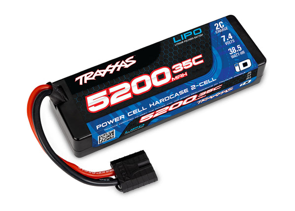 Traxxas Power Cell 2S 5200mAh 7.4V 25C LiPo Battery w/iD Connector 2844R
